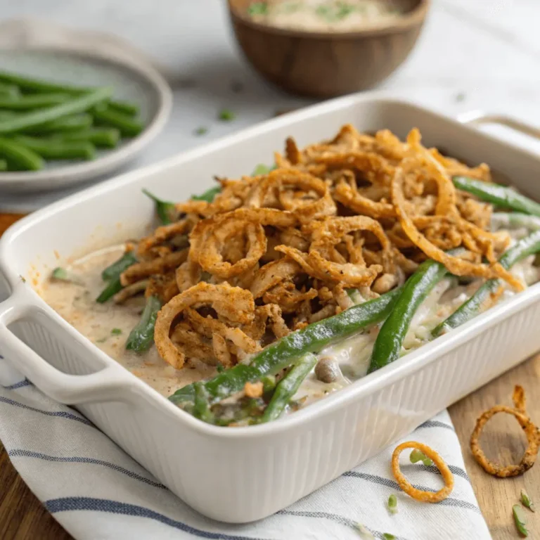 How to Make the Best Green Bean Casserole from Scratch