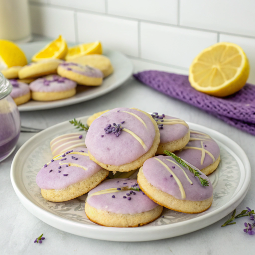 🌼 Lavender Lemon Cookies Recipe 🌼