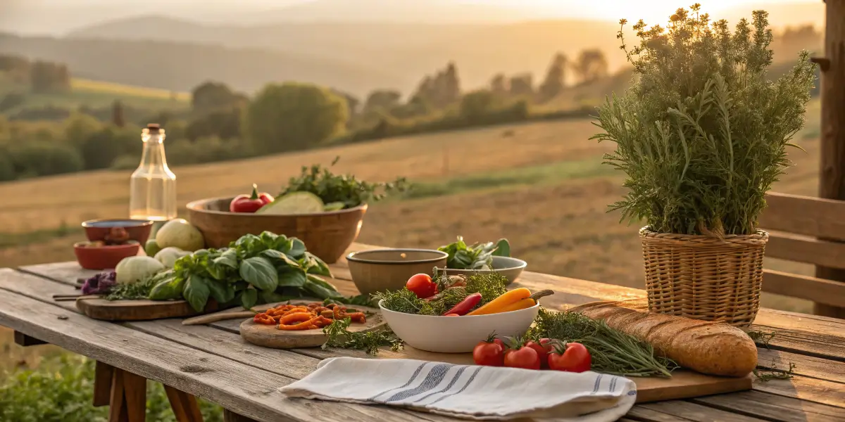 Ranch to table dinner with fresh, locally sourced ingredients.